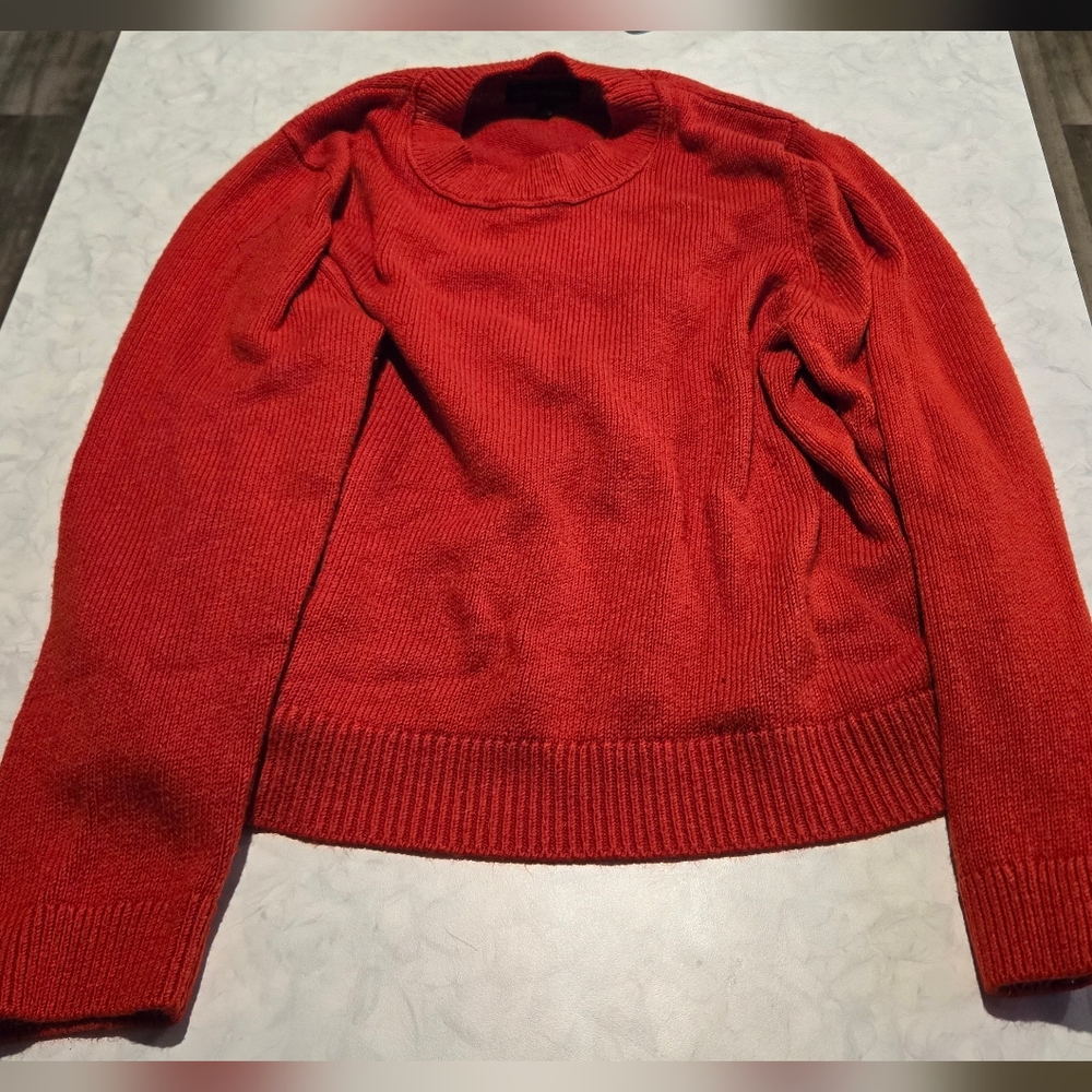 Banana Republic Vibrant Red Christmas Holiday Party Sweater Womens XL